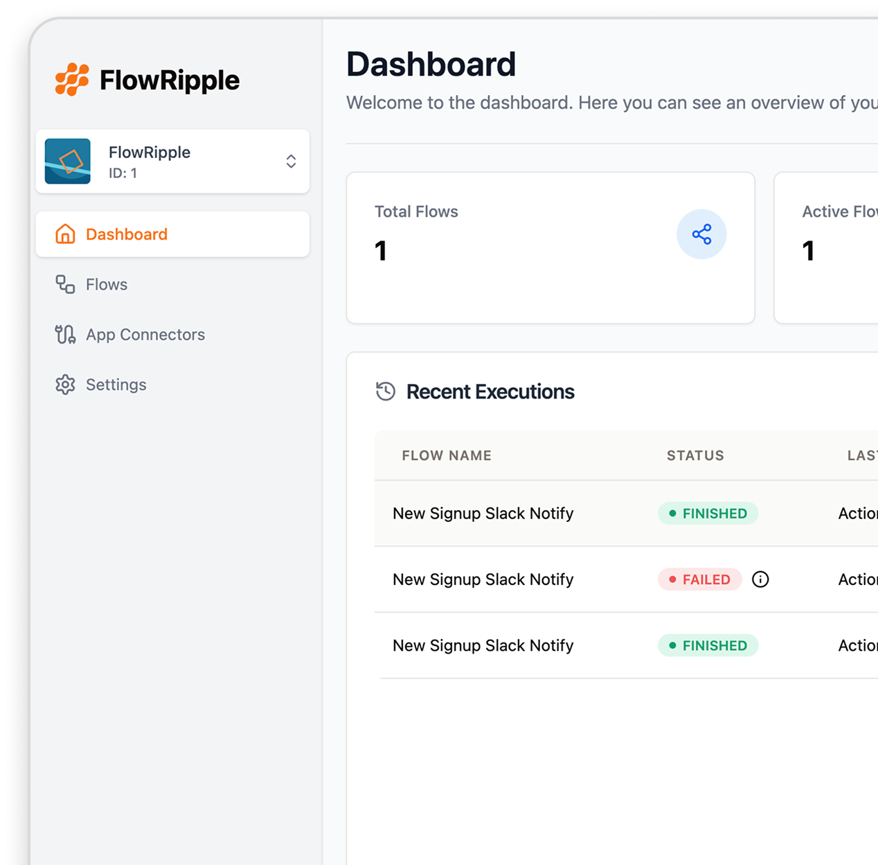 Analytics Dashboard Interface
